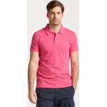 Pánska Letná móda Gant Rugger ružovej farby z tričkoviny 