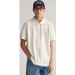 Chlapčenské Detské tričká s krátkym rukávom Gant Pique sivej farby z bavlny do 12 rokov 