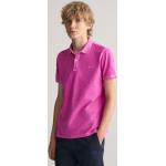 Chlapčenské Detské tričká s krátkym rukávom Gant Sunfaded fialovej farby z bavlny do 12 rokov 