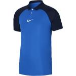 Polo tričká Nike Academy modrej farby v zľave 