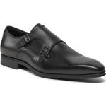 Pánske Designer Monk topánky HUGO BOSS BOSS čiernej farby v elegantnom štýle vo veľkosti 40 v zľave na jar 