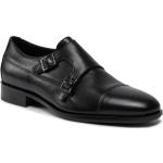 Pánske Designer Monk topánky HUGO BOSS BOSS čiernej farby v elegantnom štýle vo veľkosti 40 v zľave na jar 