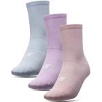 Dievčenské Detské ponožky 4f fialovej farby z bavlny 