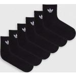 Pánske Ponožky adidas Originals čiernej farby z bavlny v zľave udržateľná móda 