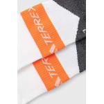 Pánske Ponožky adidas Terrex bielej farby z polyesteru 38 v zľave udržateľná móda 