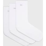 Dámske Designer Ponožky Calvin Klein bielej farby z bavlny Onesize 