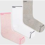Dámske Designer Ponožky Calvin Klein ružovej farby z bavlny Onesize 