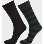 Pánske Ponožky Gant Solid zelenej farby s pruhovaným vzorom z bavlny vo veľkosti S 
