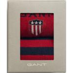 Pánske Ponožky Gant červenej farby v športovom štýle s pruhovaným vzorom z bavlny vo veľkosti S 