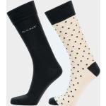 Pánske Ponožky Gant Solid bielej farby s bodkovaným vzorom z bavlny vo veľkosti S 