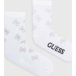 Dámske Ponožky Guess bielej farby z bavlny Onesize 