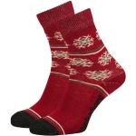 Dámske Ponožky Horsefeathers červenej farby z bavlny 