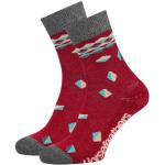 Dámske Ponožky Horsefeathers červenej farby z bavlny 