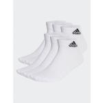 Pánske Členkové ponožky adidas bielej farby v športovom štýle vo veľkosti XS 