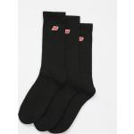 Pánske Ponožky New Balance čiernej farby s vyšívaným vzorom z bavlny 42 