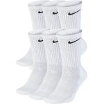 Detské ponožky Nike bielej farby v zľave 