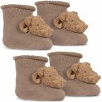 Detské ponožky BIO béžovej farby z bavlny v zľave udržateľná móda 