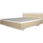 Jednolôžkové postele Kondela bielej farby z dubového dreva 