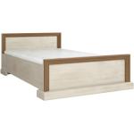Dvojlôžkové postele Kondela v provensálskom štýle z dubového dreva 