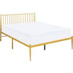 Jednolôžkové postele Kondela zlatej farby v zľave 