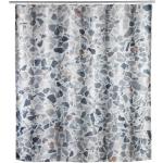 Sprchové závesy WENKO sivej farby v elegantnom štýle z polyesteru 200x180 