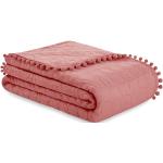 Prehozy na posteľ ružovej farby 240x220 v zľave 
