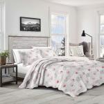 Prehozy na posteľ sivej farby s kvetinovým vzorom 140x200 1 ks balenie v zľave 