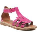 Dievčenské Kožené sandále Primigi ružovej farby z koženky vo veľkosti 34 v zľave na leto 
