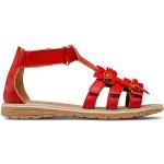 Dievčenské Kožené sandále Primigi červenej farby z koženky vo veľkosti 37 v zľave na leto 