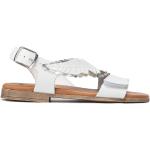Dievčenské Kožené sandále Primigi bielej farby vo veľkosti 28 v zľave na leto 