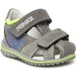 Chlapčenské Kožené sandále Primigi sivej farby vo veľkosti 23 v zľave na leto 