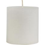 Sviečky ib laursen bielej farby v rustikálnom štýle s výškou 10 cm 