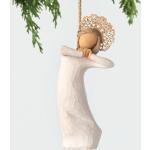 Ozdoby na stromček Willow Tree z prútia s motívom: Vianoce s výškou 14 cm 