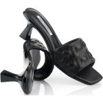 Dámske Designer Spoločenské sandále Karl Lagerfeld čiernej farby v elegantnom štýle vo veľkosti 37 na leto 