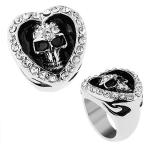 Strieborné prstene Šperky eshop striebornej farby zo striebra so zirkónom 61 na Valentín 