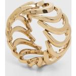 Dámske Prstene Calvin Klein zlatej farby z nehrdzavejúcej ocele 