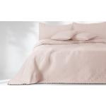 Prehozy na posteľ ružovej farby s jednofarebným vzorom z polyesteru 170x210 v zľave 