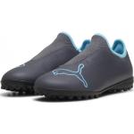 Puma Finesse Astro Turf Football Boots Childrens Grey/Aqua C10 (28)