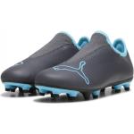 Puma Finesse Laceless FG Football Boots Childrens Grey/Aqua C12 (31)