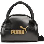 Dámske Kožené kabelky Puma Mini čiernej farby z koženky v zľave 