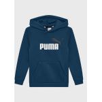 Detské mikiny Puma Fit tmavo modrej farby v športovom štýle zo syntetiky do 5 rokov v zľave 