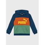 Detské mikiny Puma Essentials tmavo modrej farby v športovom štýle z bavlny do 4 rokov v zľave 
