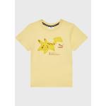 Detské tričká Puma Fit žltej farby z bavlny s motívom Pokémon v zľave 