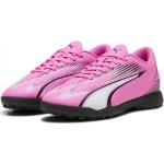 Puma Ultra Play.4 Junior Astro Turf Football Boots Pink/White/Blk 3 (35.5)