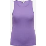 Dámska Letná móda ONLY Basic fialovej farby z bavlny vo veľkosti 5 XL bez rukávov Zľava 