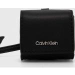 Dámske Designer Púzdra na slúchadlá Calvin Klein čiernej farby z polyuretánu Vegan udržateľná móda 
