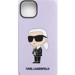 Puzdro na mobil Karl Lagerfeld iPhone 14 6,1 fialová farba