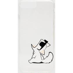 Puzdro na mobil Karl Lagerfeld iPhone 7/8/Plus priehľadná farba
