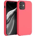 iPhone 12 kryty kwmobile ružovej farby zo silikónu 