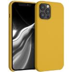iPhone 12 Pro Max kryty kwmobile žltej farby zo silikónu 